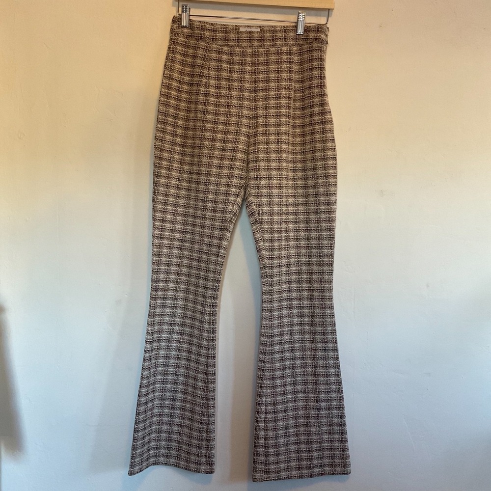 Fate Tweed Trousers Multi-colored Retro‎ Flare Academia Beatnick Preppy Cute Sm